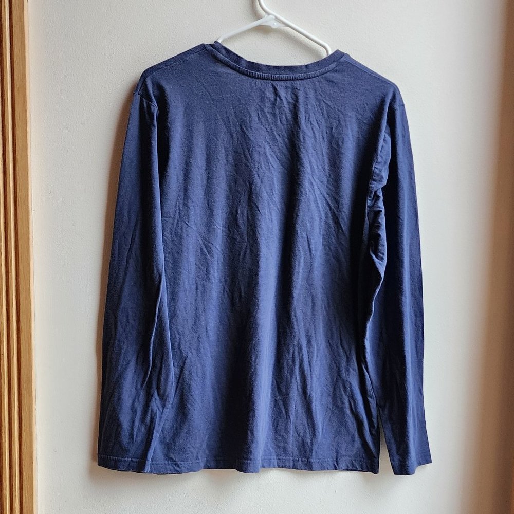 Lucky Brand Navy Blue Graphic Pajama Long Sleeve T-Shirt Size Large - Picture 11 of 12